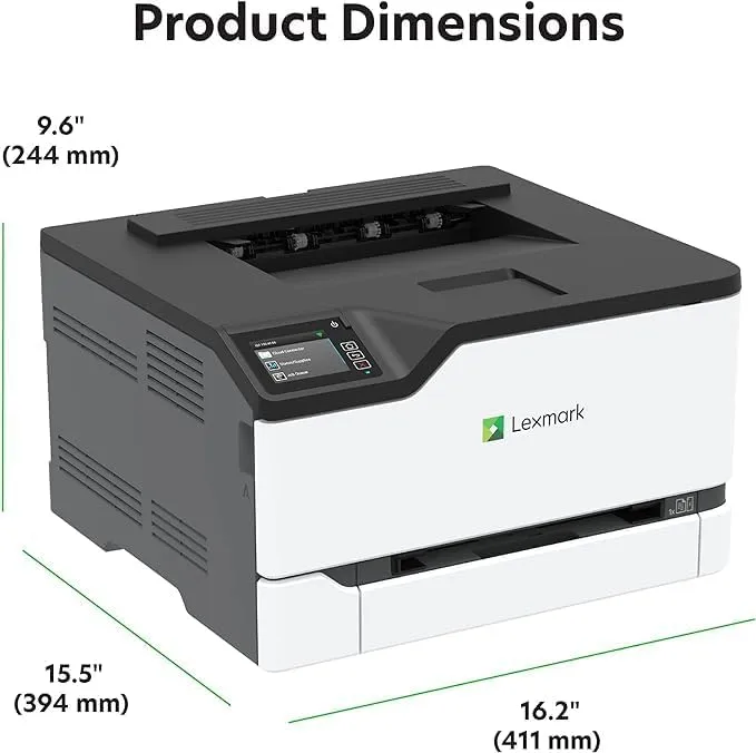 Lexmark CS431dw Color Laser Printer with 2.8 inch Touchscreen, Wireless & Duplex