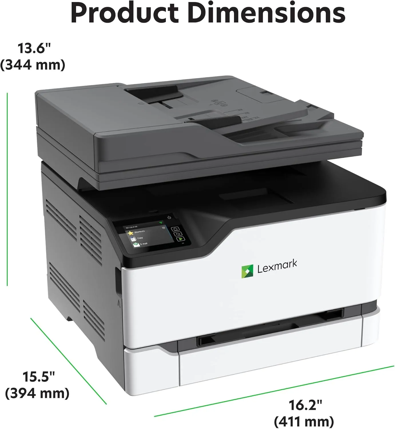 Lexmark CX431adw Color All-in-One Laser Printer (Wireless, Duplex)