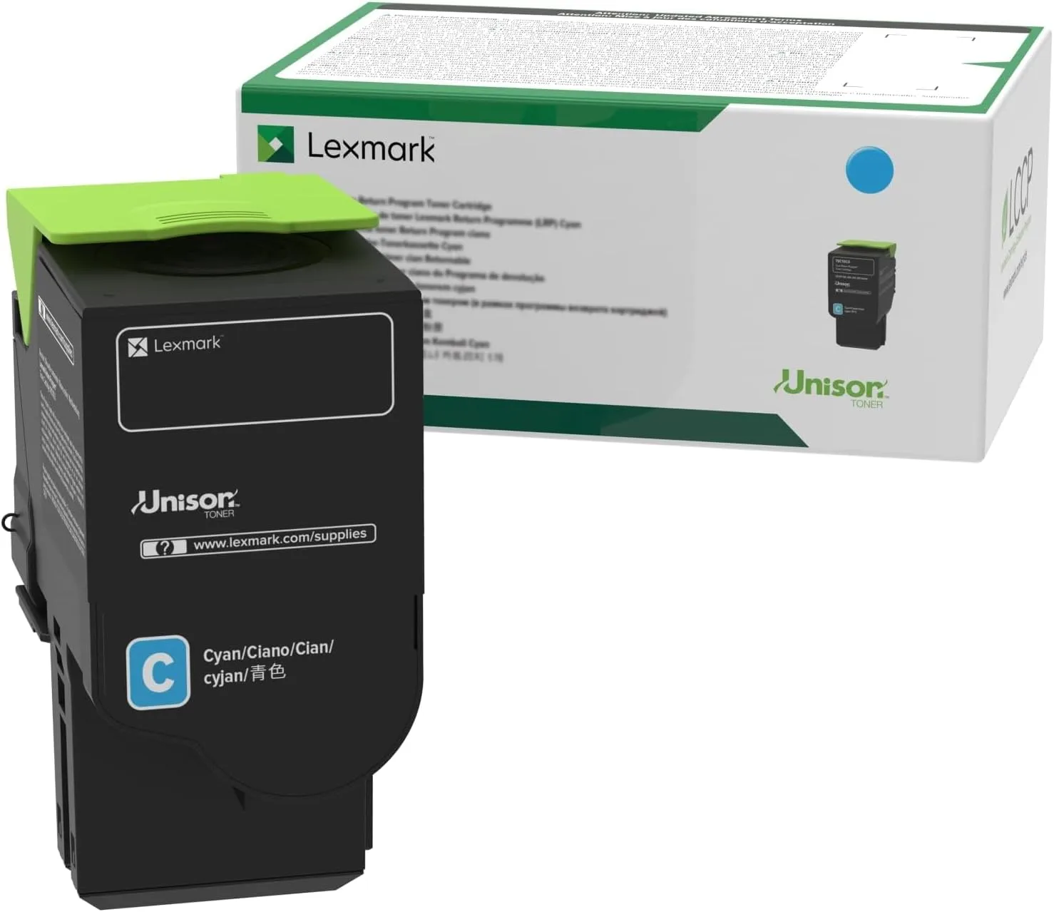 Lexmark CX735 Cyan Return Program 16.2K Toner Cartridge GSA