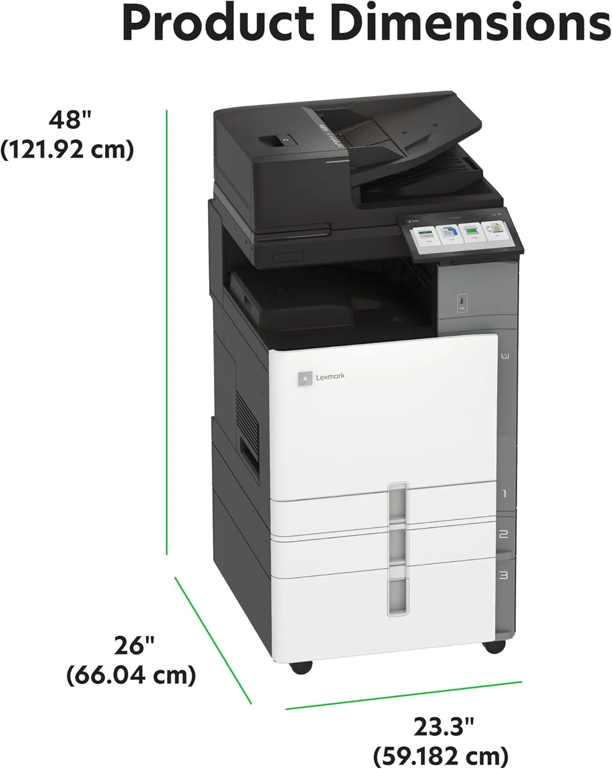 Lexmark CX963xse Color A3 Multifunction Printer