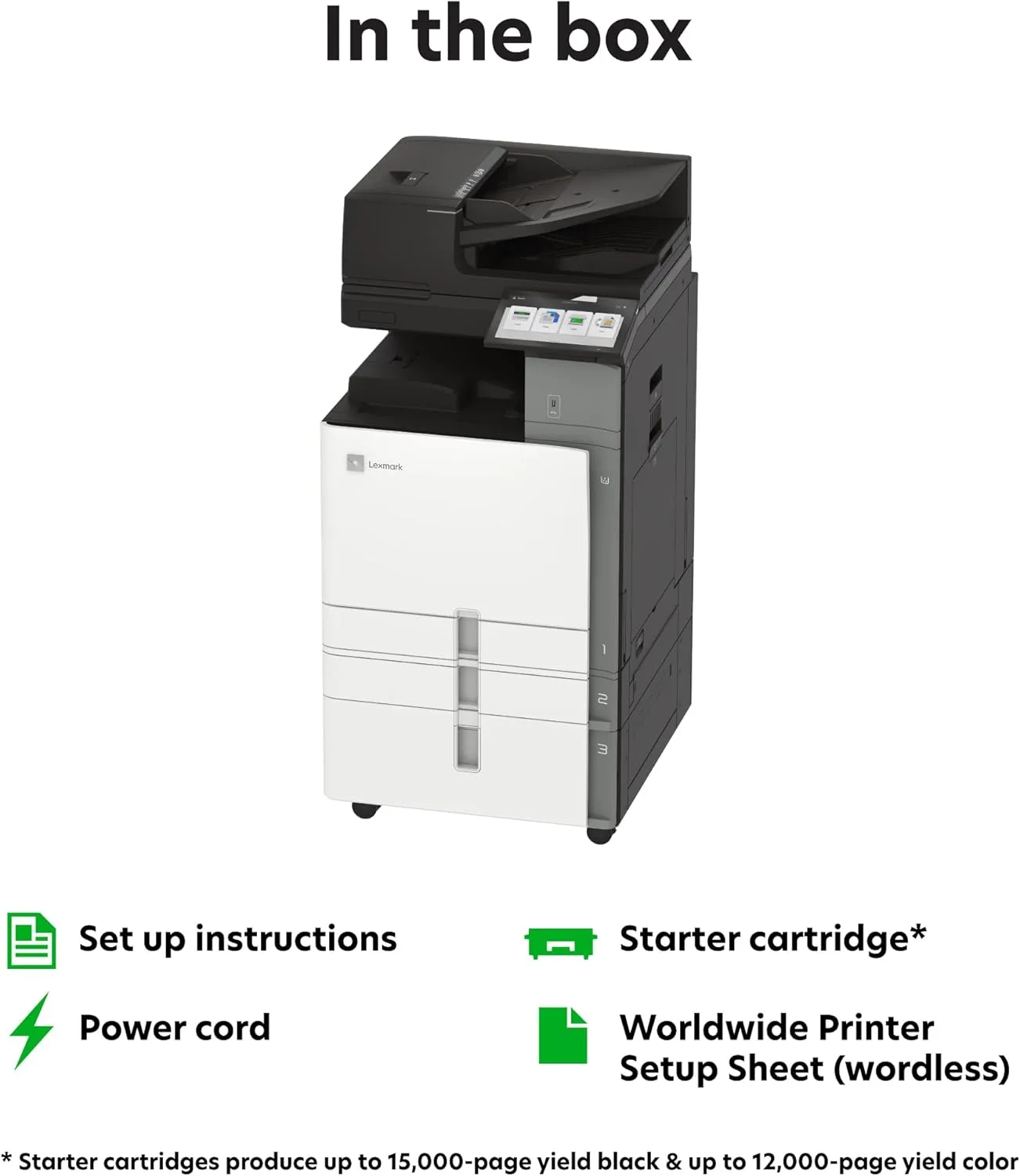Lexmark CX963xse Color A3 Multifunction Printer