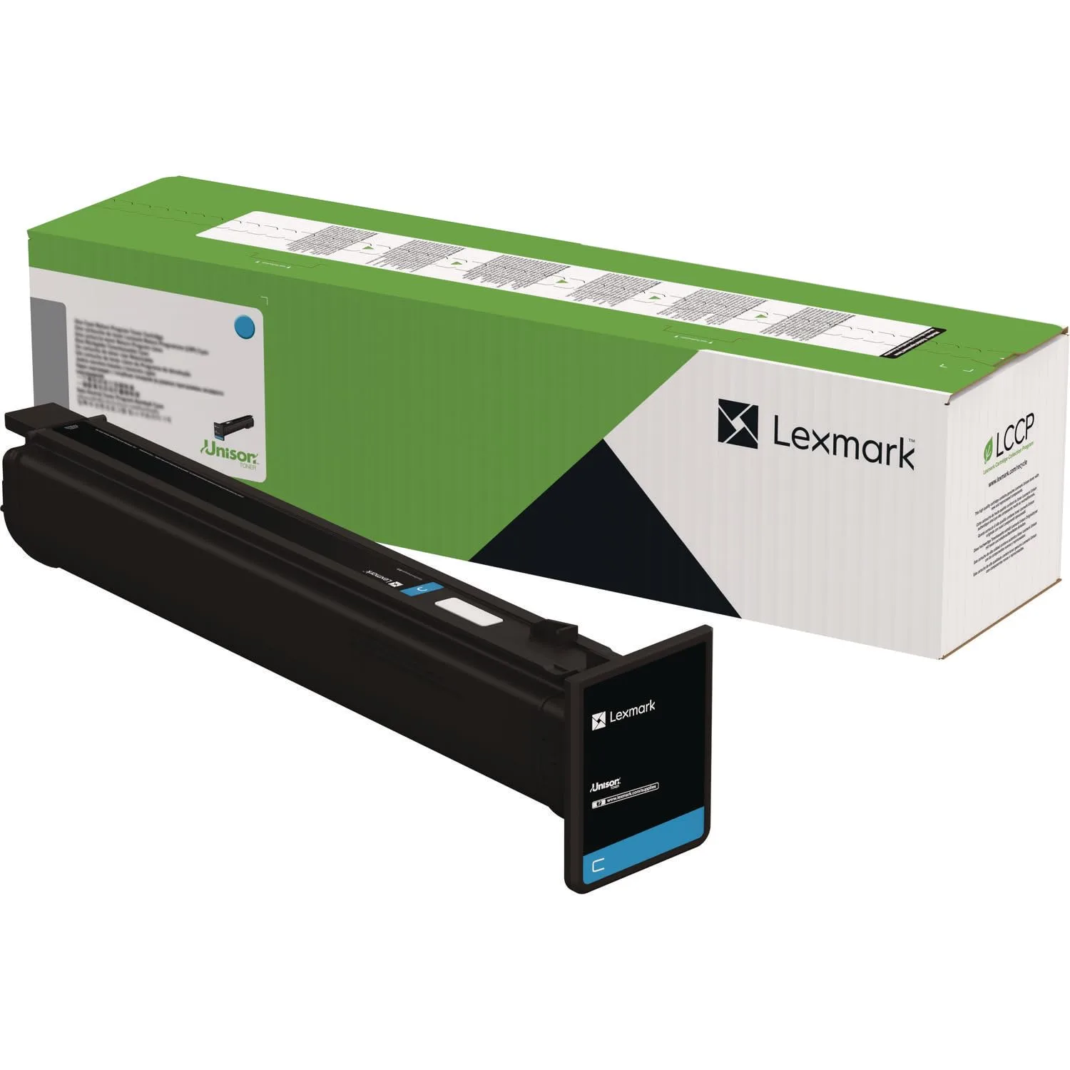 Lexmark Original Laser Toner Cartridge - Box - Return Program - Cyan - 1 Pack