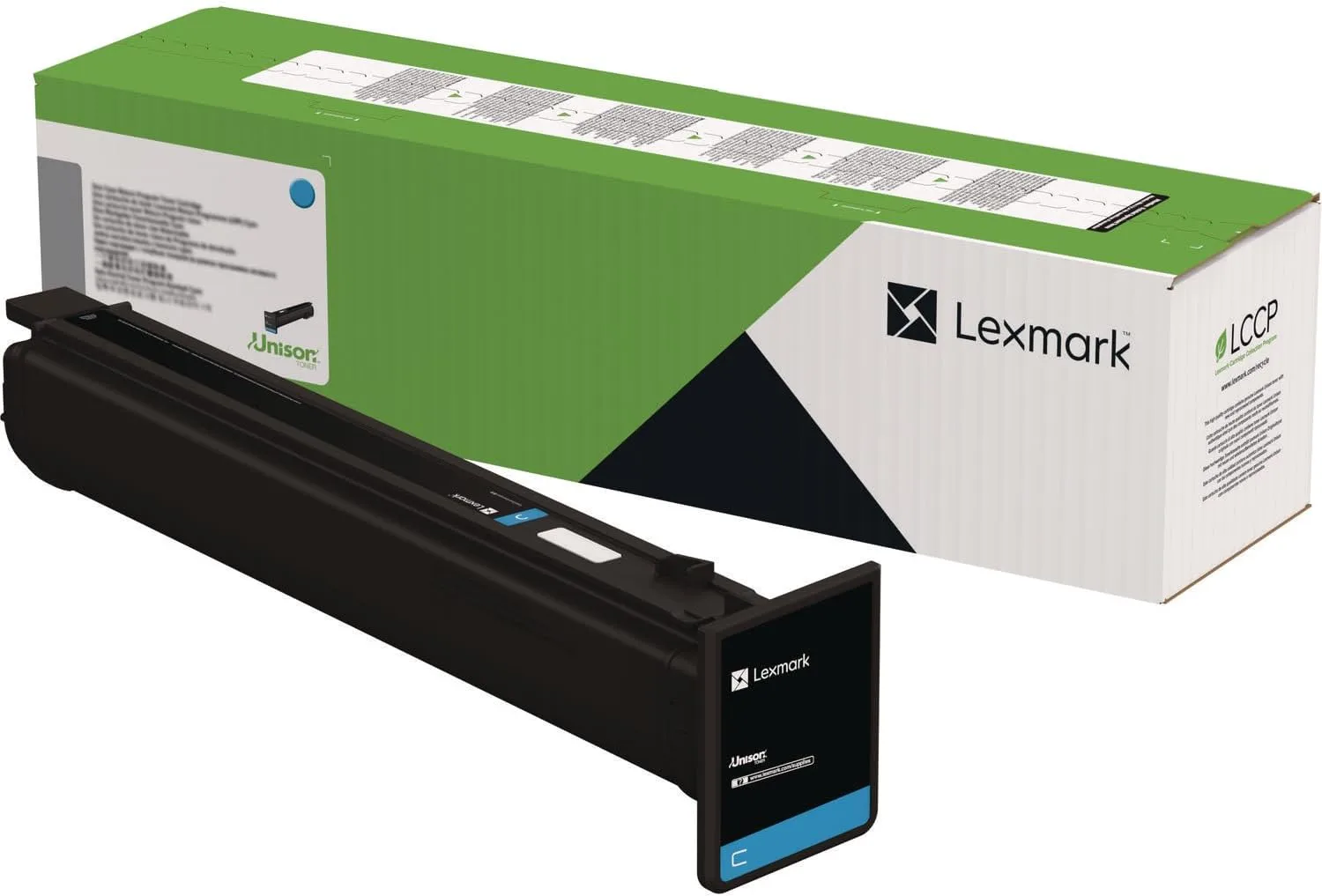 Lexmark Original Laser Toner Cartridge - Box - Return Program - Cyan - 1 Pack