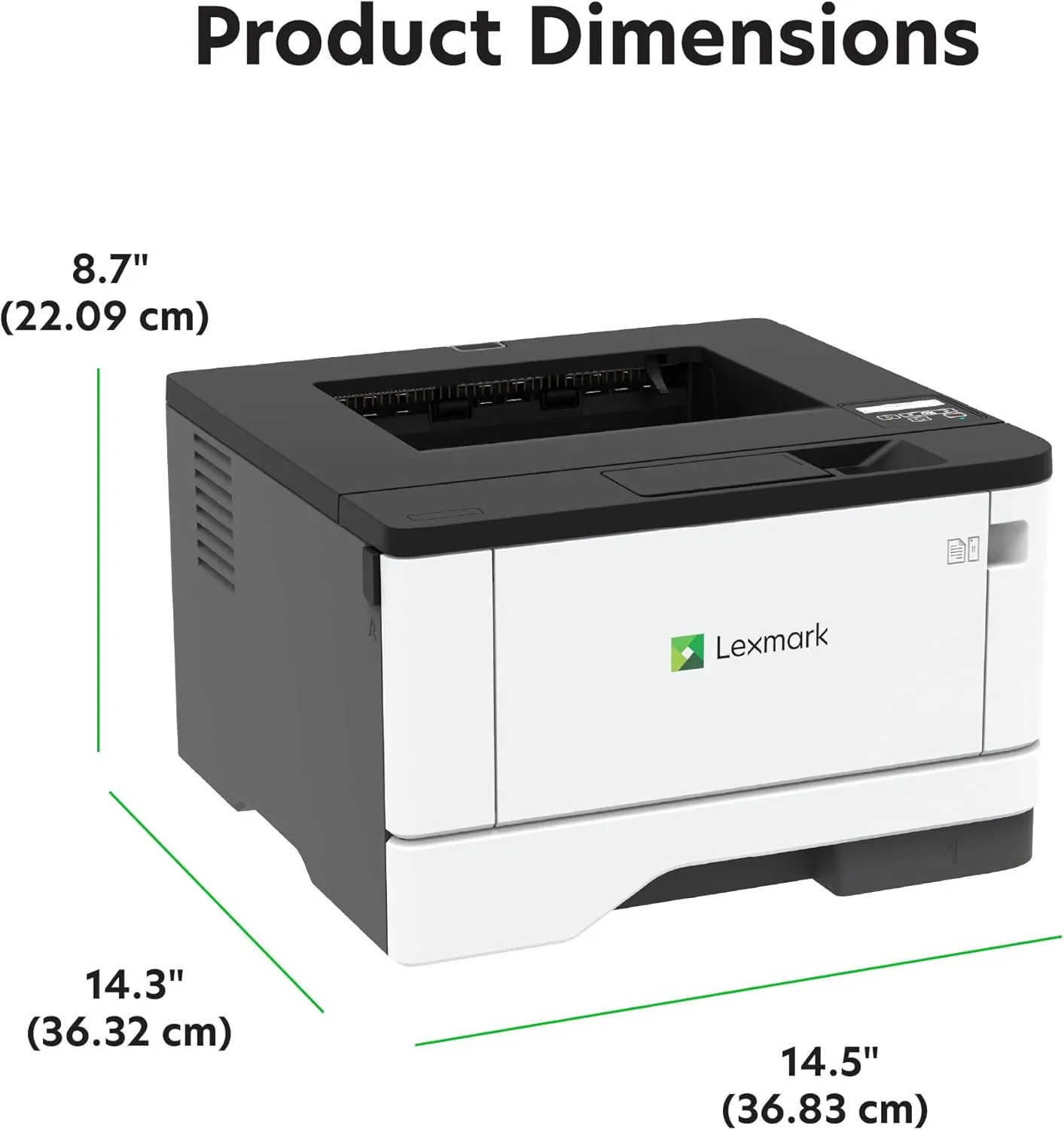 Lexmark MS331dn Black and White Laser Printer, with Ethernet & Automatic Two-Sided Printing, Office Printer (3-Series)(29S0000)