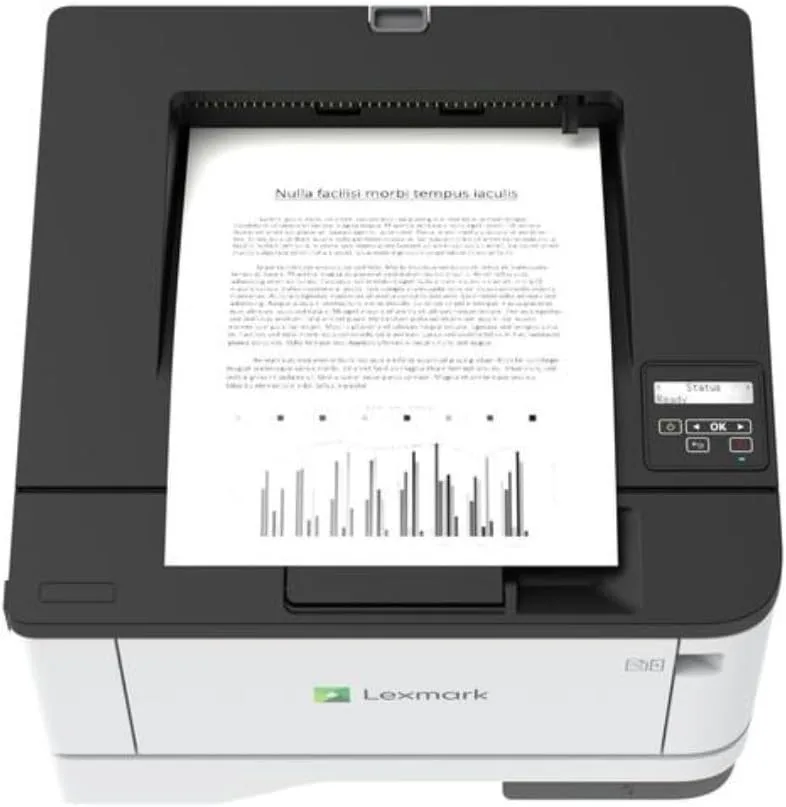 LEXMARK MS431DN Laser Printer - Monochrome - 42 ppm Mono - 2400 dpi Print - Automatic Duplex Print - 100 Sheets Input - Gigabit Ethernet