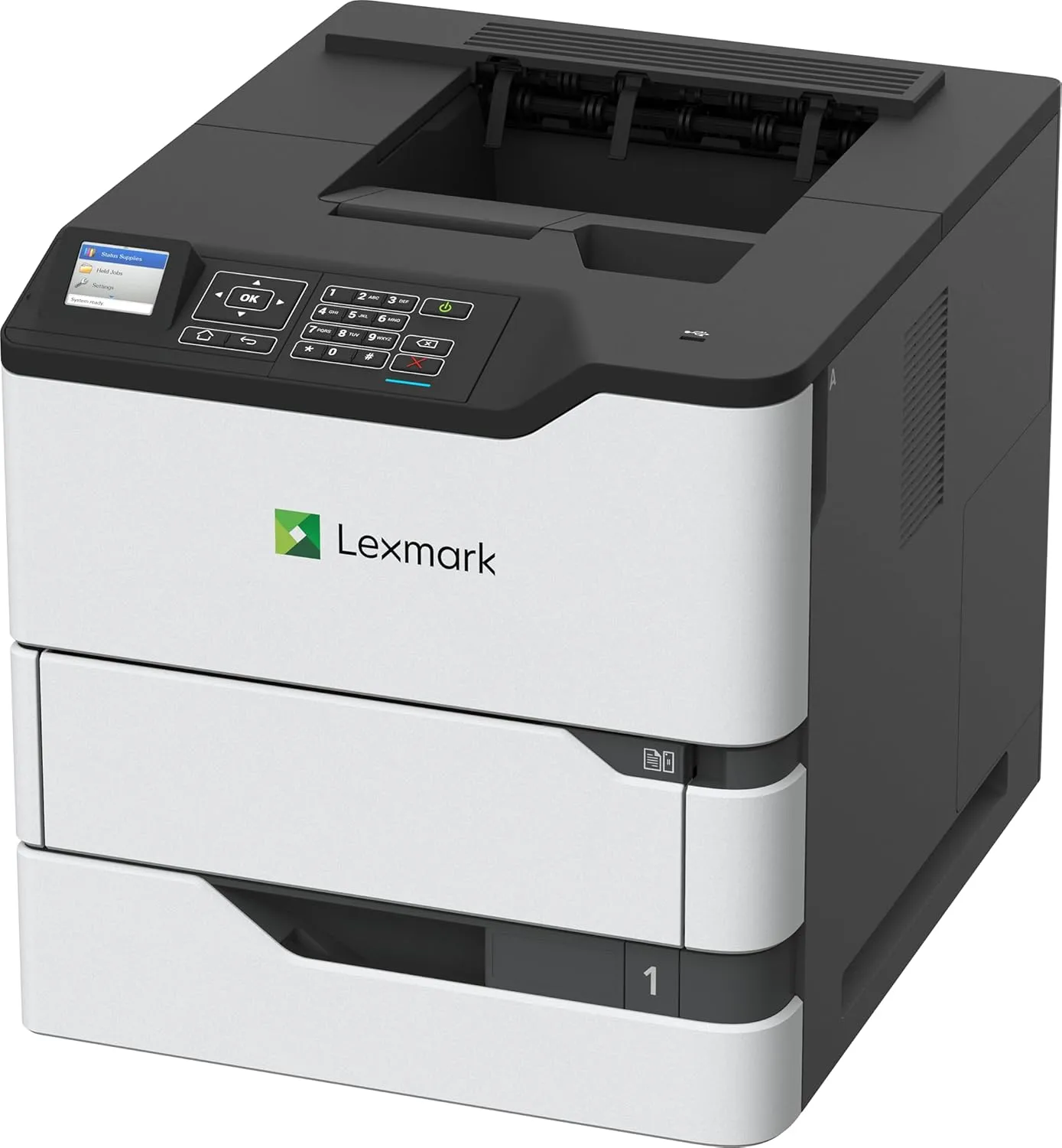 Lexmark MS825dn Monochrome Laser Duplex (2-Sided) Printing with Integrated Duplex, Print Speed of up to 70 ppm and Recommended Monthly Page Volumes of 5000-100000 Pages(50G0300)