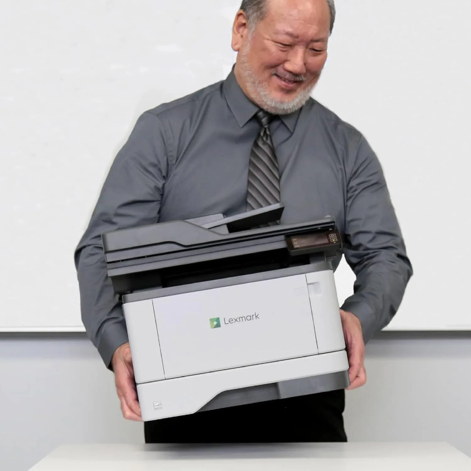 LEXMARK MX331adn Black and White All-in-One Printer with Touchscreen, Laser Device with Optional Wireless Connection, Duplex Printing and Analogue Fax