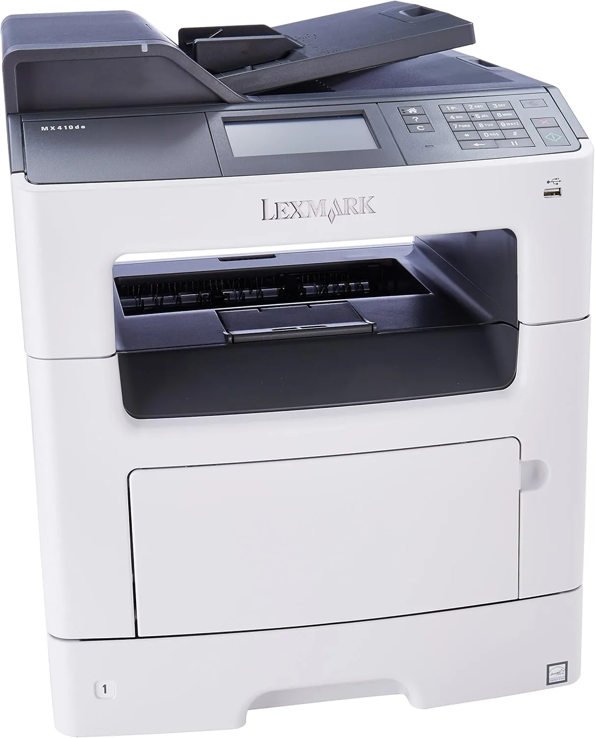Lexmark MX410de Monochrome All-in-One Laser Printer, Network Ready, Duplex