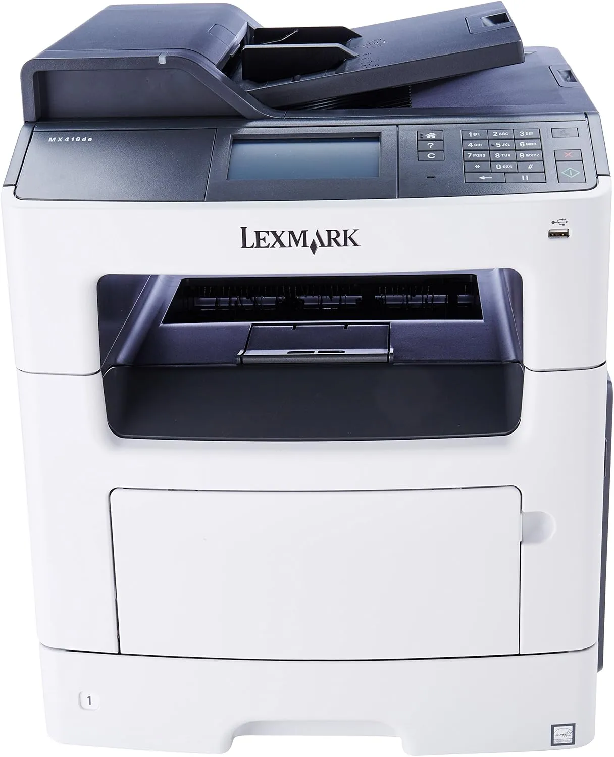 Lexmark MX410de Monochrome All-in-One Laser Printer, Network Ready, Duplex