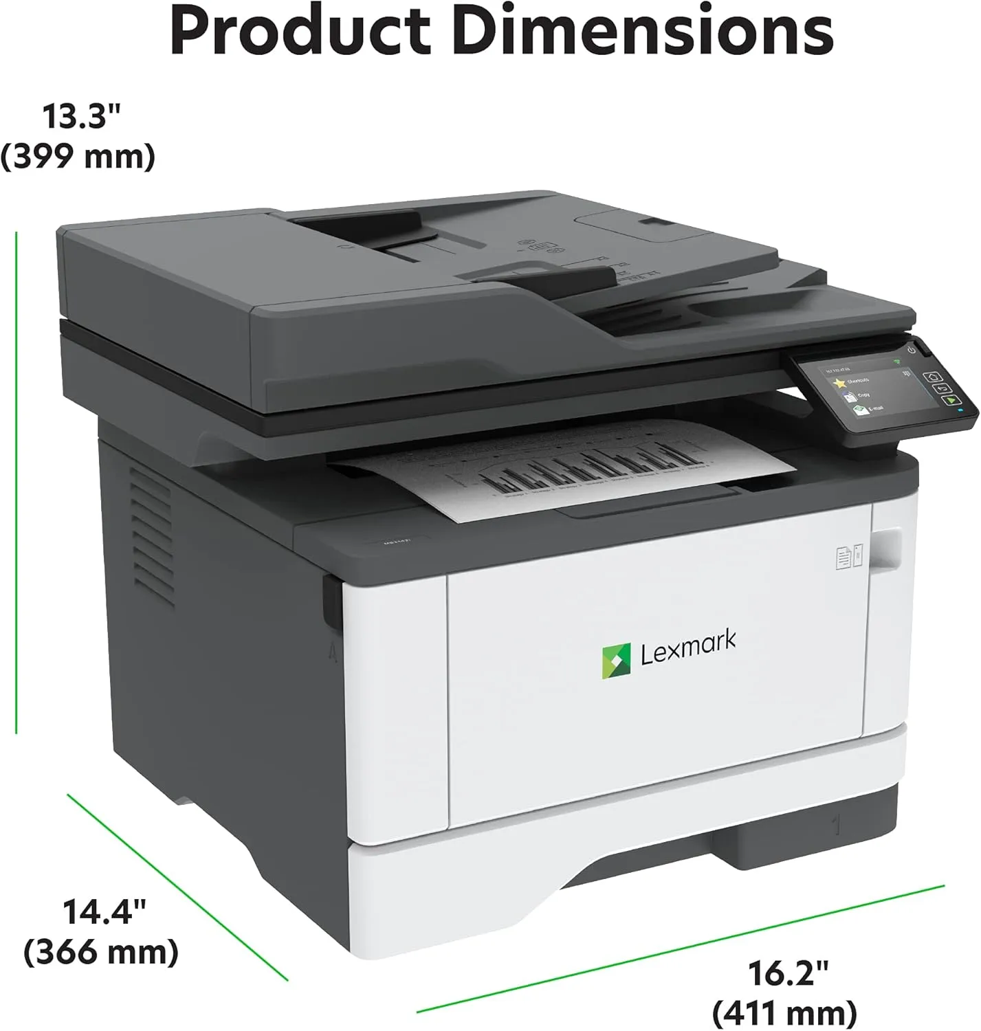 Lexmark MX431adw Laser Monochrome MFP Printer with Touchscreen