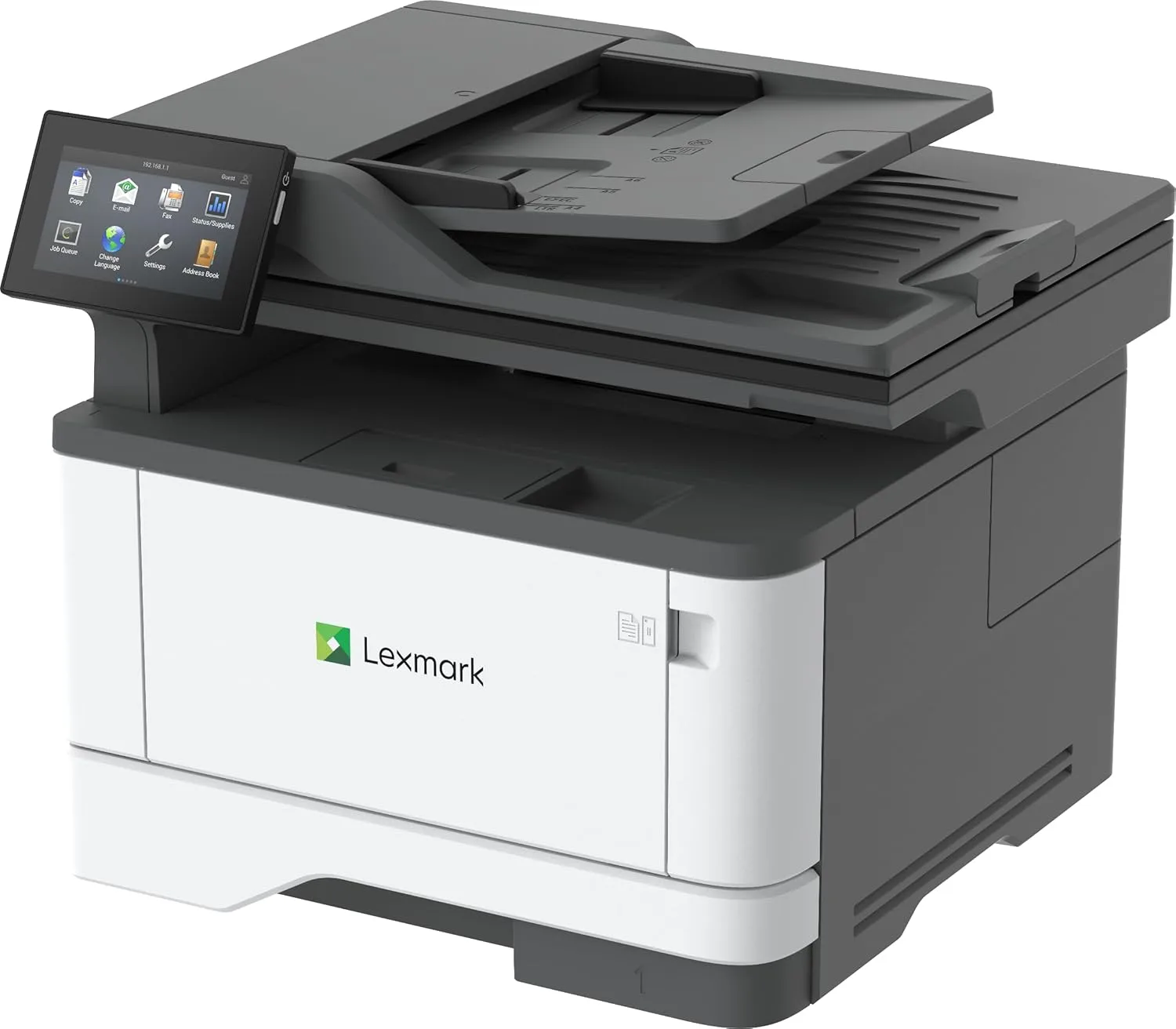 Lexmark MX432adwe Monochrome Laser Printer, Integrated Duplex, Up to 42 ppm