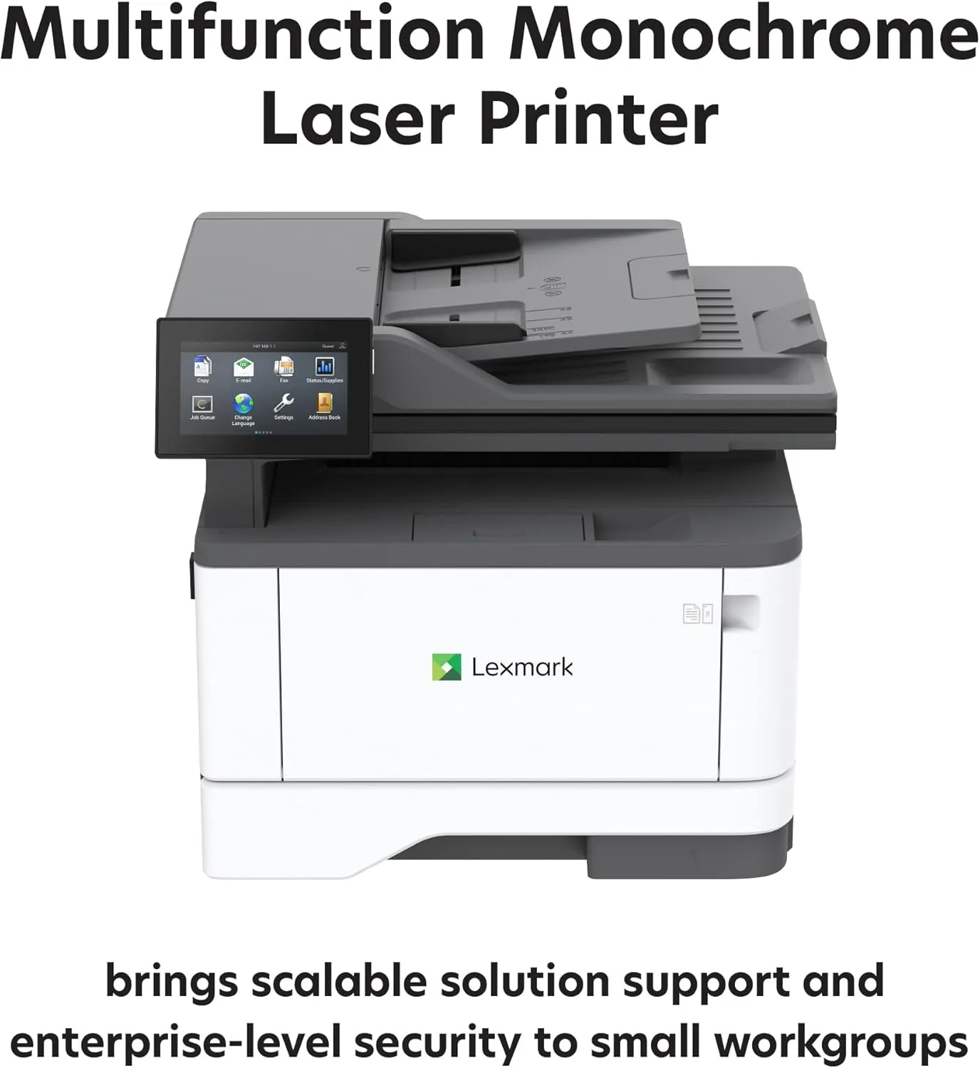 Lexmark MX432adwe Monochrome Laser Printer, Integrated Duplex, Up to 42 ppm