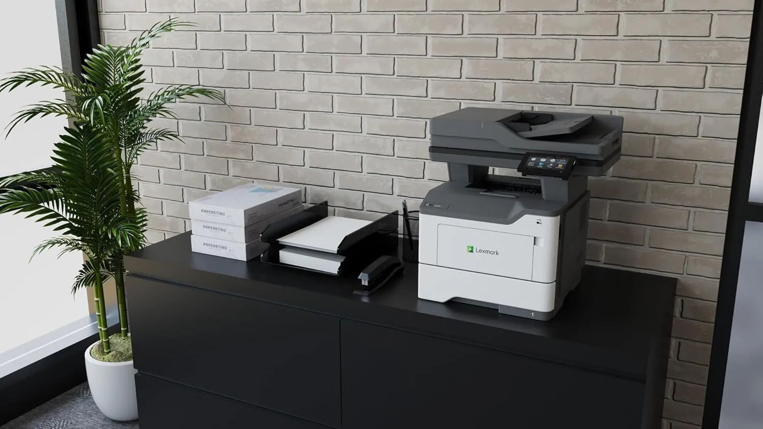 Lexmark MX532adwe Monochrome Laser Printer, Duplex, 4.3-inch Color Touch Screen