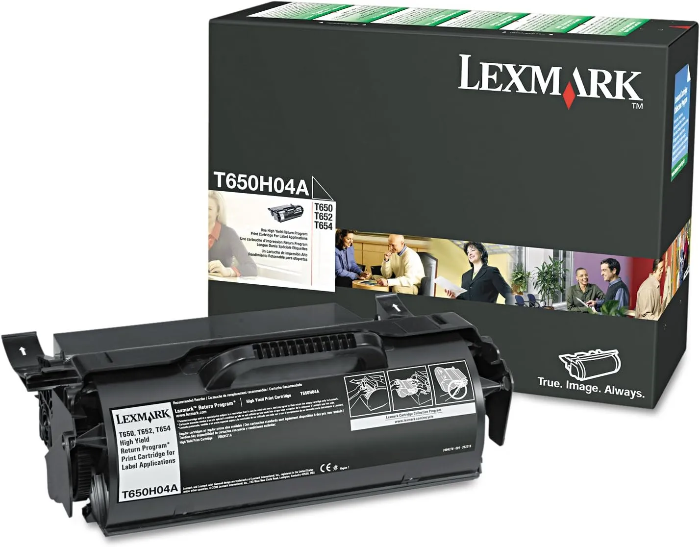 Lexmark T650H04A High Yield Return Program Black Toner Cartridge