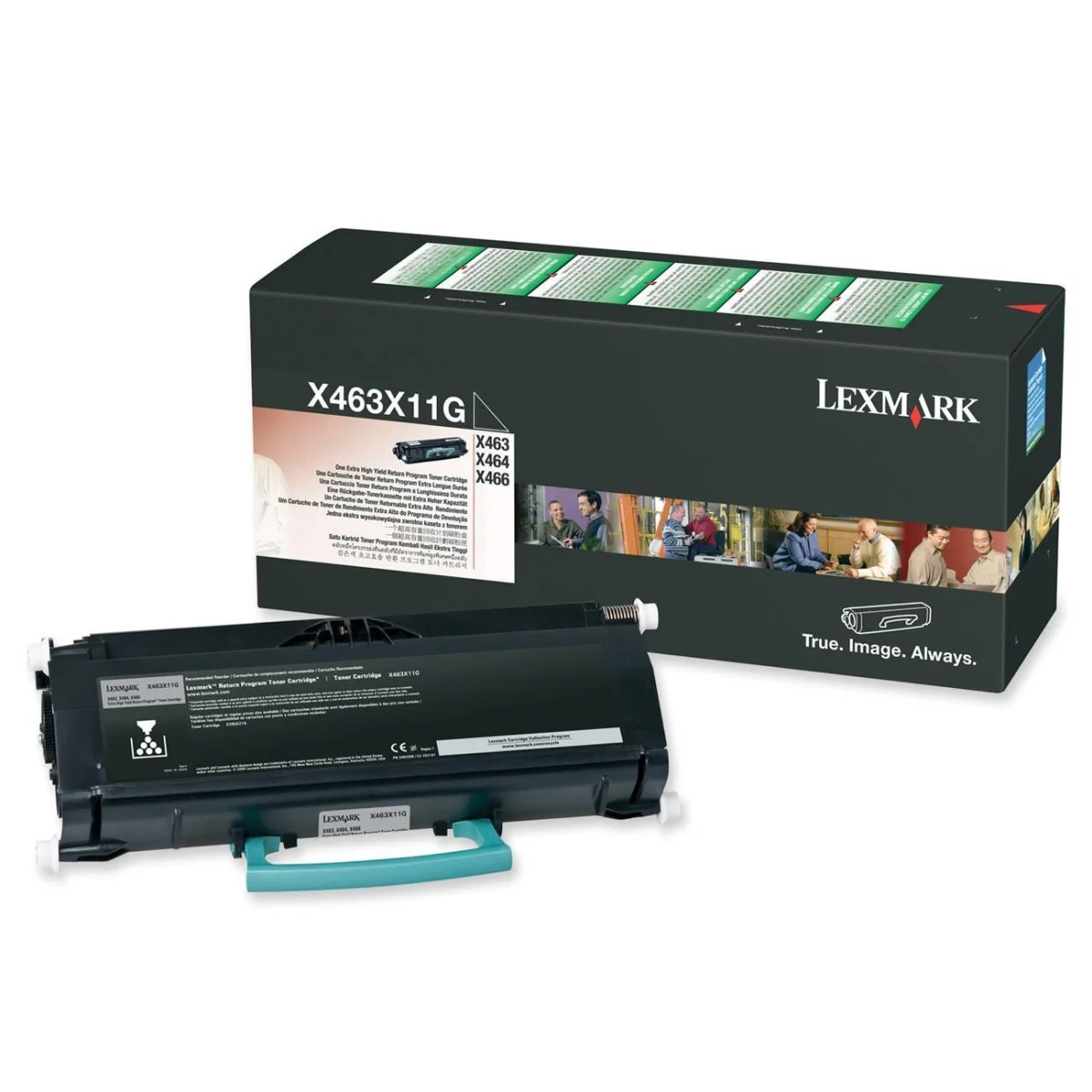 Lexmark X463x11g Return Program Extra High-Yield Toner, 15,000 Page-Yield, Black