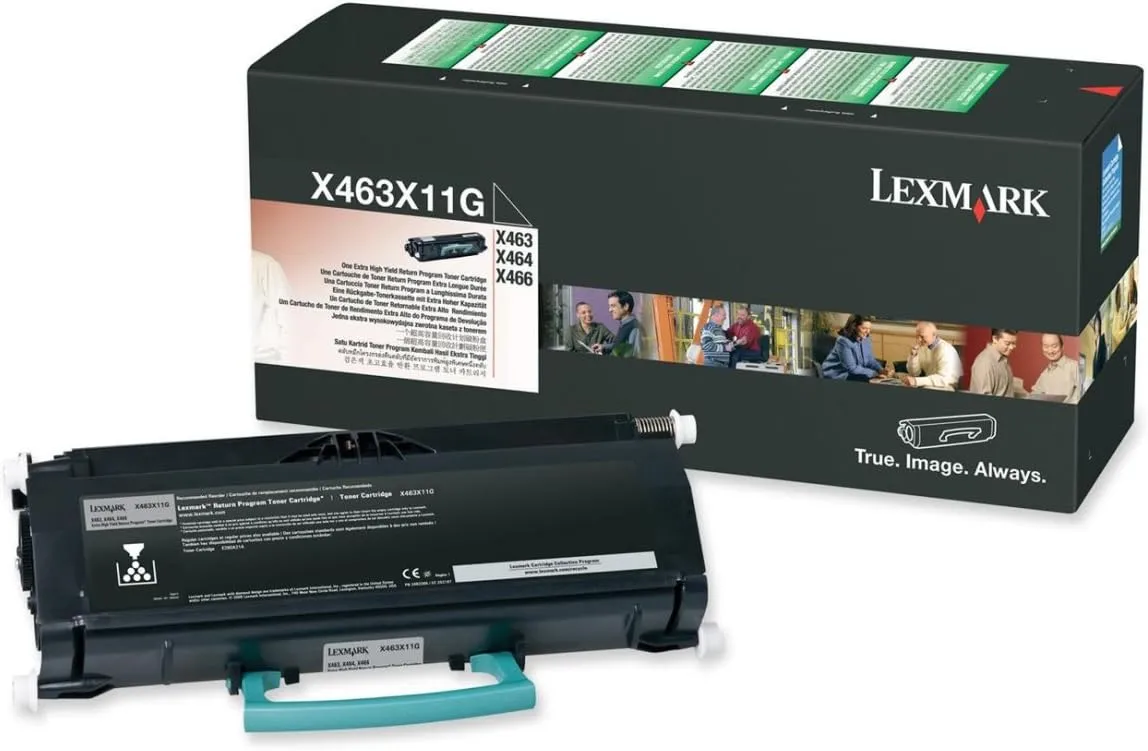 Lexmark X463x11g Return Program Extra High-Yield Toner, 15,000 Page-Yield, Black