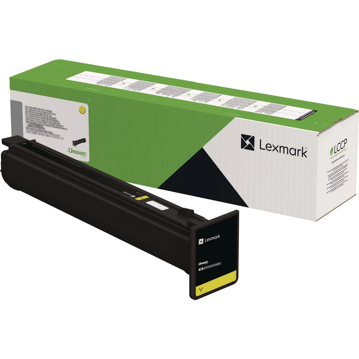 Lexmark Original Laser Toner Cartridge - Box - Return Program - Yellow - 1 Pack