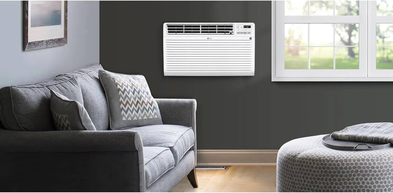 LG LT1430CNR Wall Air Conditioner - Cooler - 4102.99 W Cooling Capacity - 750 Sq. ft. Coverage - Washable - Remote Control