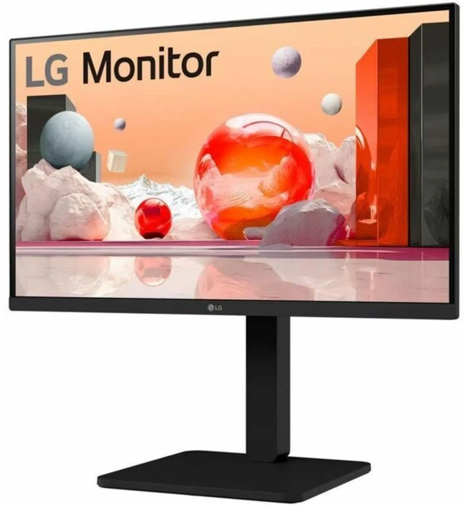 LG 24IN Monitor, 1920X1080, 16:9 IPS, HDMI, D-SUB, USB 2.0