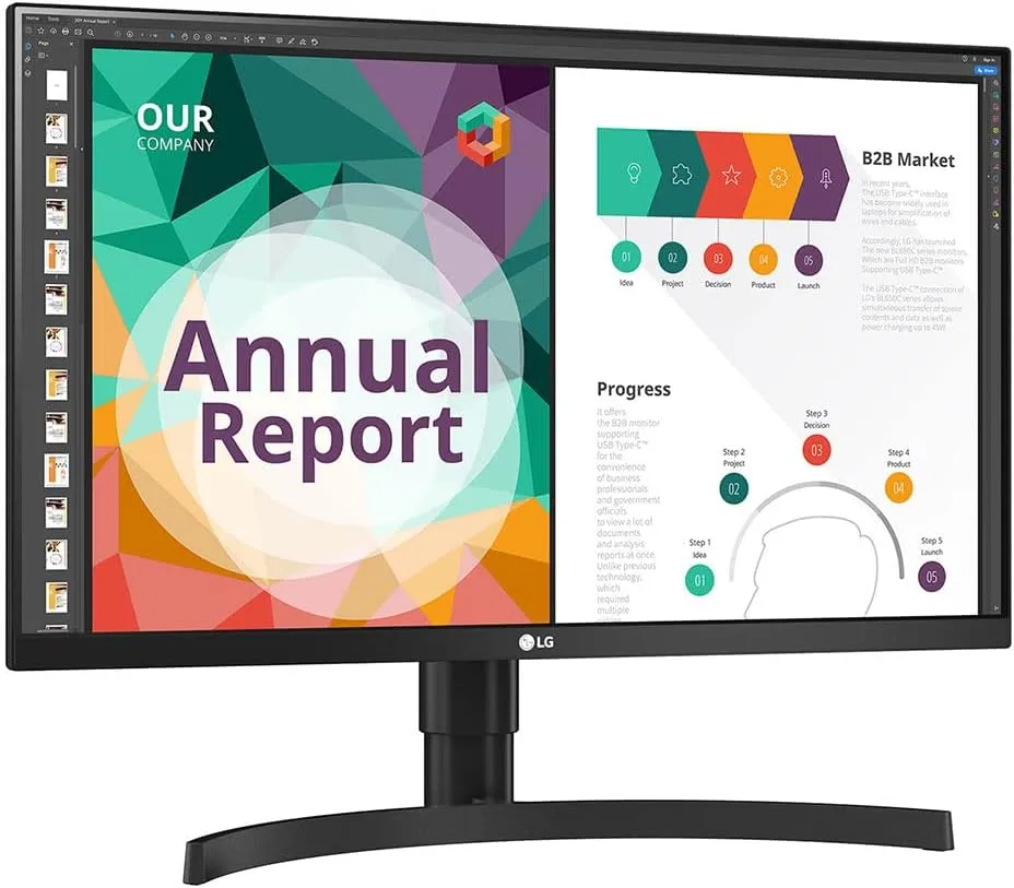 LG 27BN85UN-B 27” IPS UHD 4K Monitor (3840x2160) with USB Type-C, VESA DisplayHDR 400, MAXXAUDIO Built-in Speakers, Gamer, FPS, or RTS Mode, Radeon FreeSync™, Dynamic Action Sync & Black Stabilizer