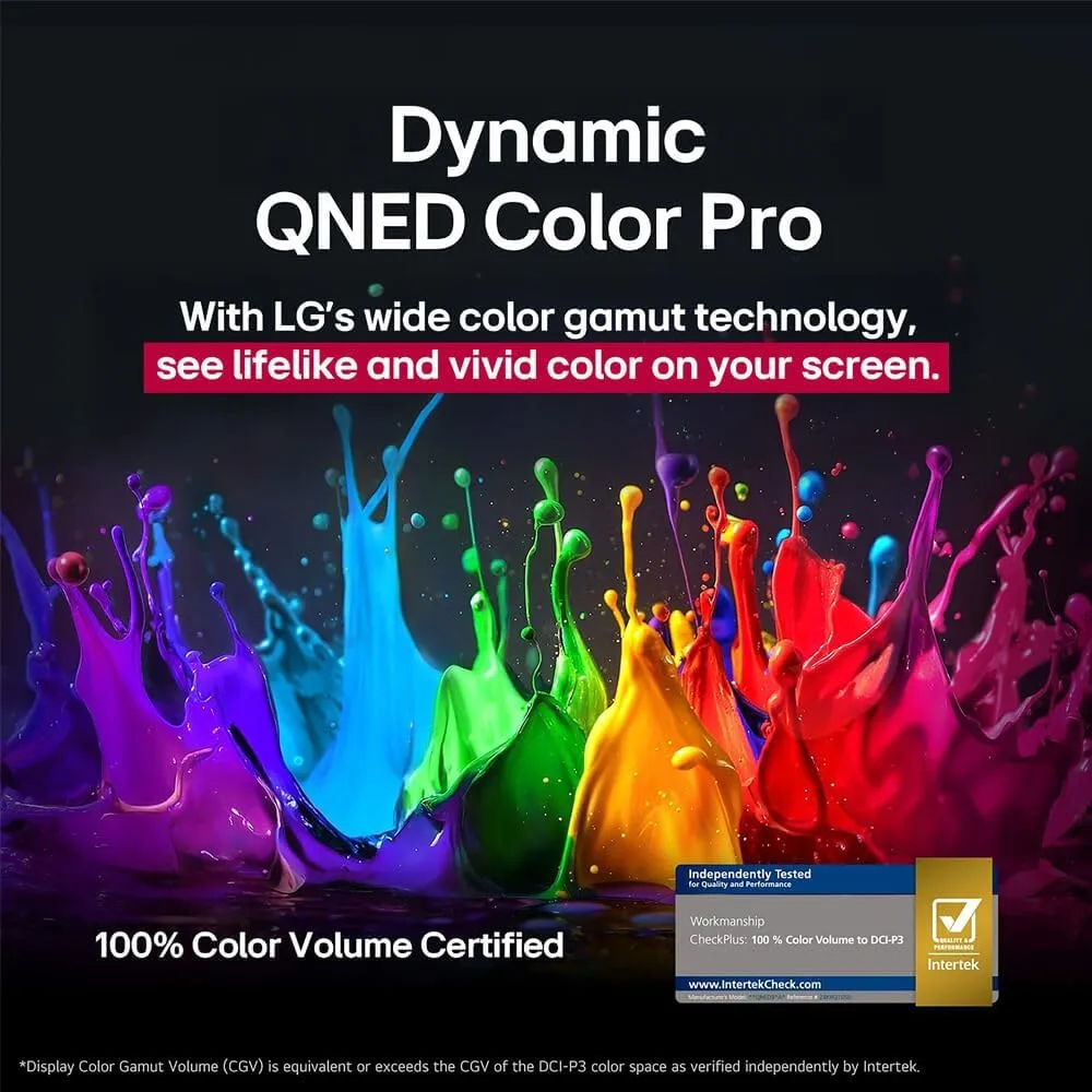 LG 65-Inch QNED AI 4K QNED82A Series Smart TV (65QNED82AUA, 2025)