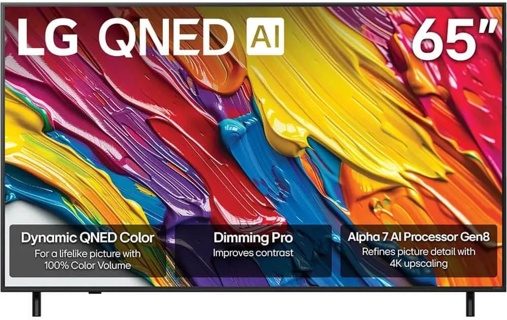 LG 65-Inch QNED AI 4K QNED82A Series Smart TV (65QNED82AUA, 2025)