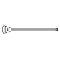 12 inch Single DB9 Serial Port Cable