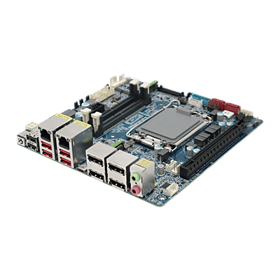 MX-RPLPS Mini ITX, CPU + PCH Multichip Package, LGA 1700 socket supports Intel Core Processor