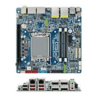 MX-RPLPS Mini ITX, CPU + PCH Multichip Package, LGA 1700 socket supports Intel Core Processor