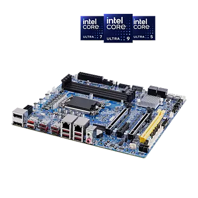 RX680R - Micro ATX, LGA1851 supports Intel® Core™ Ultra processors (Series 2) 5/7/9 up to 125W TDP