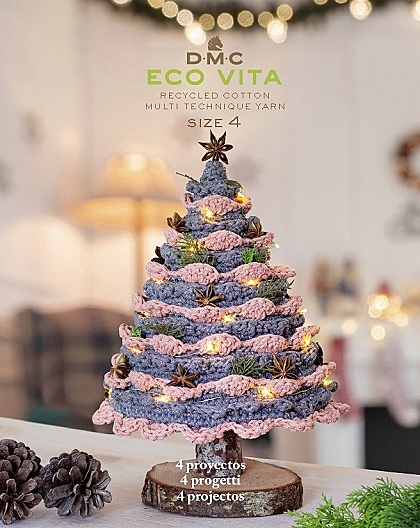 Libro di Schemi - DMC Eco Vita 4 Metallic Effects 4 progetti