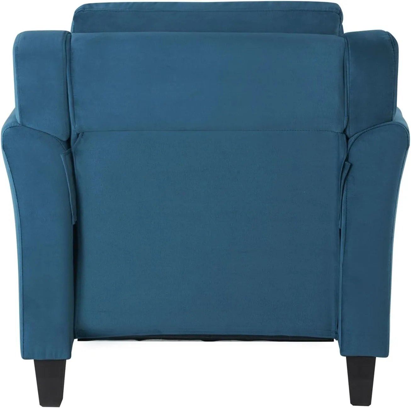 LIFESTYLE SOLUTIONS Hanson Microfiber Chair With Curved Arms