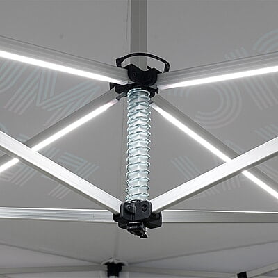 10ft x 10ft Light Up Aluminum Tent Frame