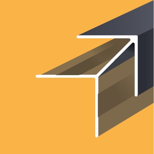 LightTrim Outside Corner Trim for 3/4" Lap-V124 BOLD LightTrim Outside Corner Trim for 3/4" Lap-V124 BOLD