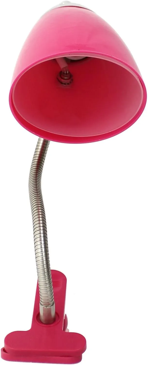 LIMELIGHTS Flossy Flexible Gooseneck Clip-On Desk Lamp