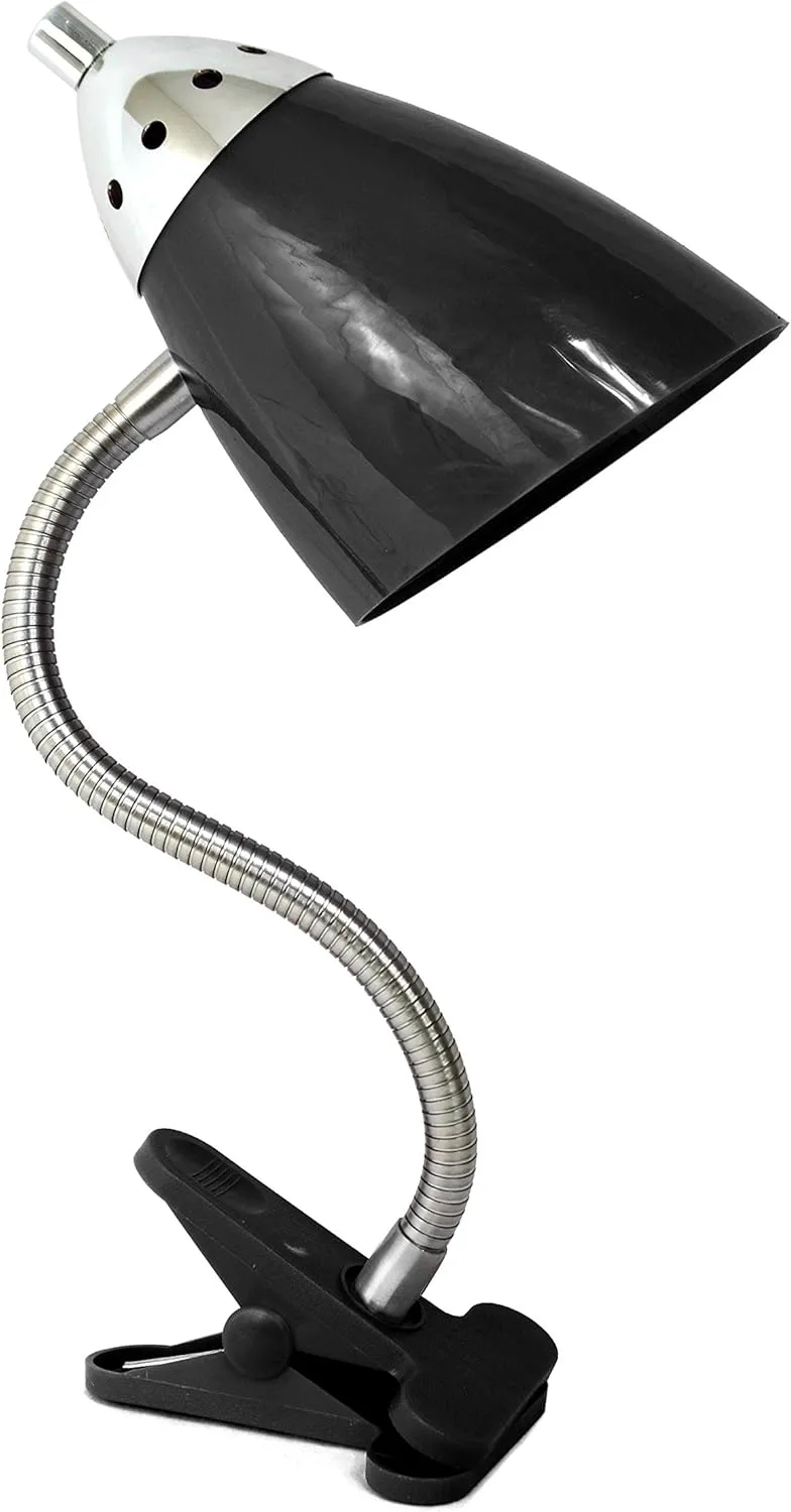 LIMELIGHTS Flossy Flexible Gooseneck Clip-On Desk Lamp