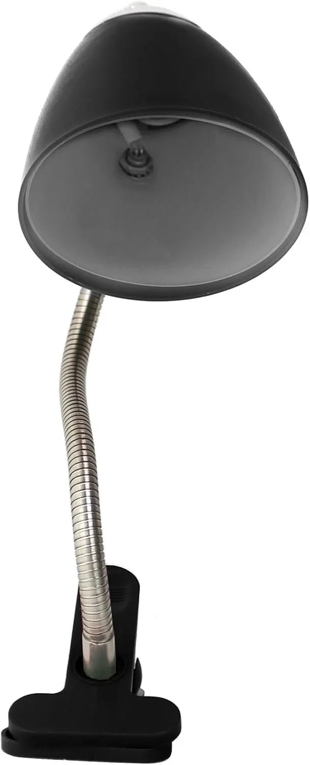 LIMELIGHTS Flossy Flexible Gooseneck Clip-On Desk Lamp