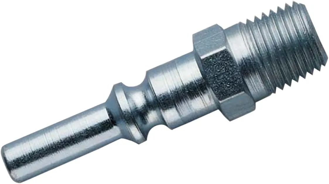 Grease Gun Air Nipple: 1/4" NPT Male, 250 psi, 2-1/2" OAL