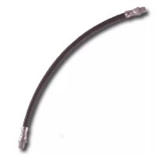 Lincoln 1230 30" Flex Whip Hose with Spring Guard and Coupler, 7500 PSI, 7/16" UNEF x 1/8" MNPT, Flexible High Pressure