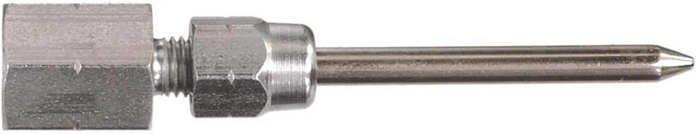 Lincoln 5803 Hand-held Grease Gun Needle Nozzle with Hardened Steel Tip, 1/8" Female NPT Thread, 2.76" Length