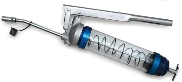 Clear Grease Guns - lever gun with clear tube