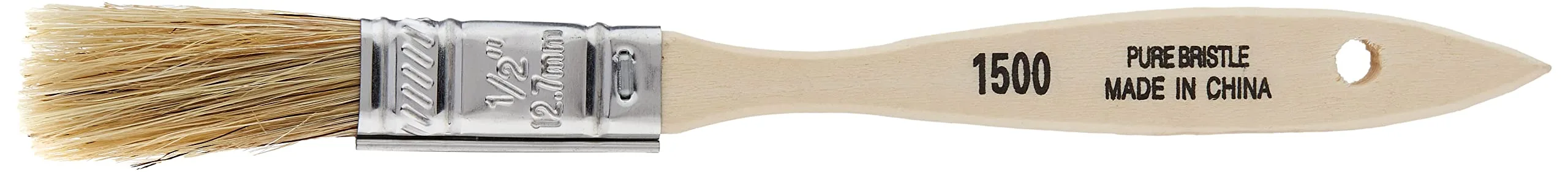 Linzer 1/2 in. W Flat White China Bristle Chip Brush