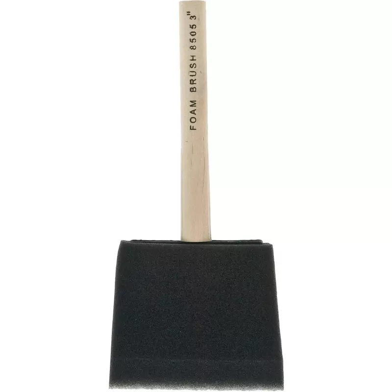 Linzer 8505-3" 3" Foam Brush W/Plastic Handle (5735) (Bf05005)
