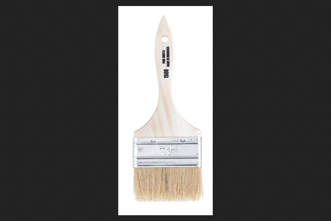 LINZER 3" White Chinese Bristle Chip Brush