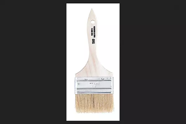 LINZER 3" White Chinese Bristle Chip Brush