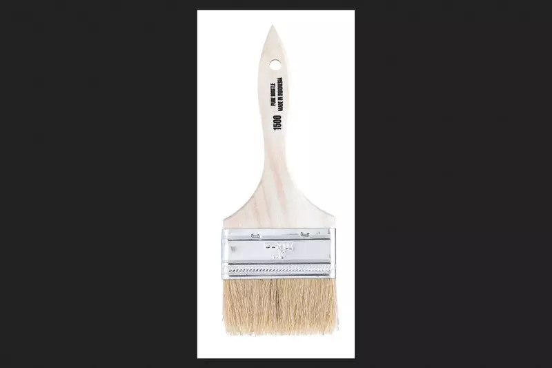 LINZER 3" White Chinese Bristle Chip Brush