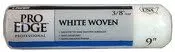 RC 101-0900 3/8" x 9" White Woven Pro Edge Professional Roller Cover (Pack of 24)