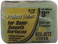 Roller Covers - 3" paint roller cover 3/8" nap