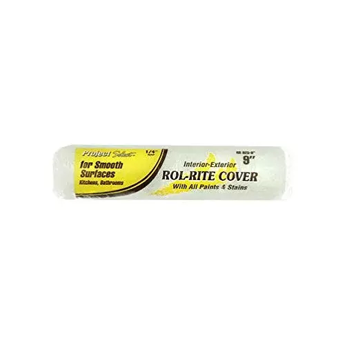 Linzer Rol-Rite Polyester 1/4 in. x 9 in. W Regular Paint Roller Cover For Smooth Surfaces 1 pk