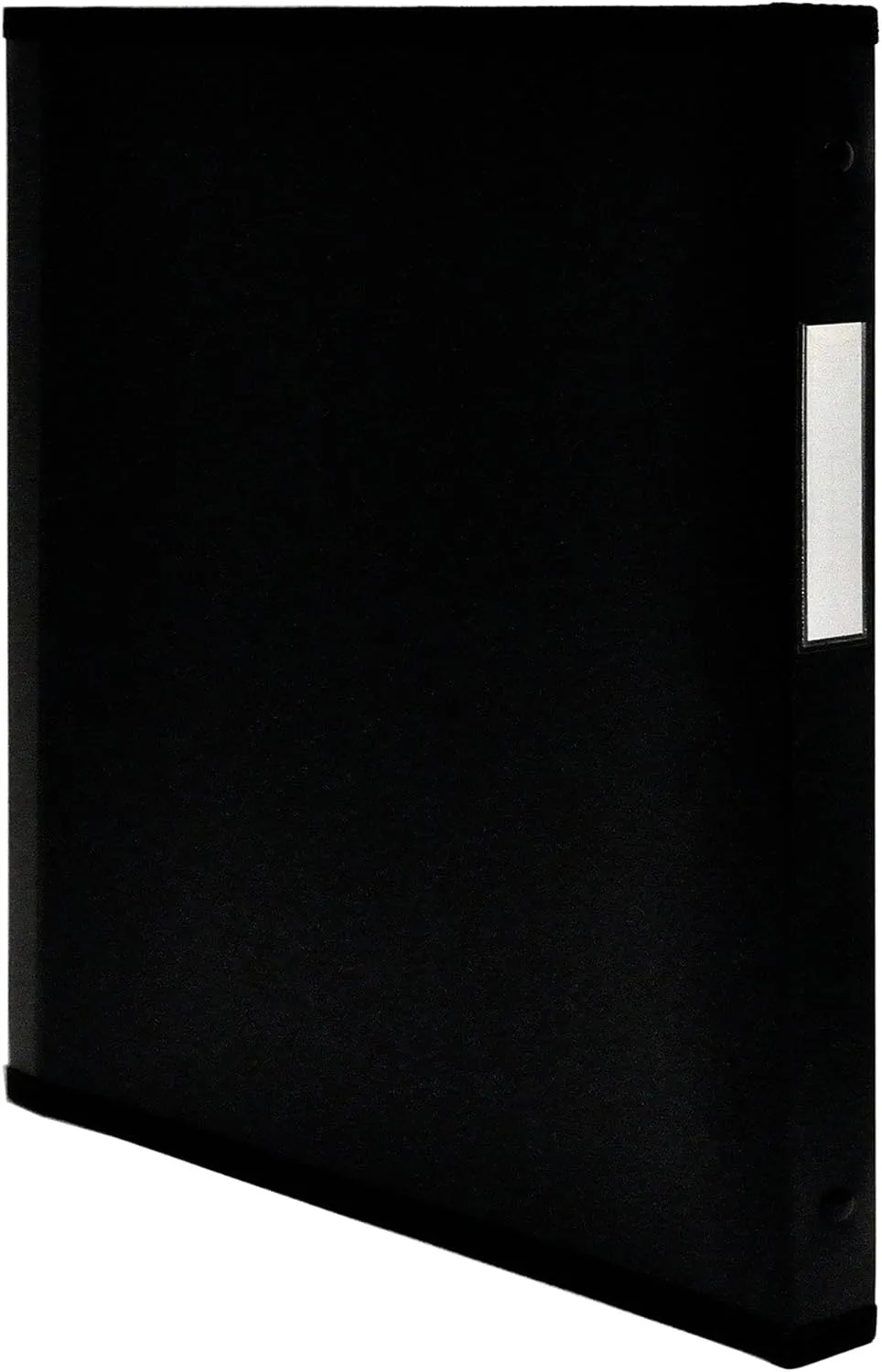 Lion Insta-Cover Ring Easel 3-Ring Binder, 3/4in Round Rings, 30% Recycled, Black